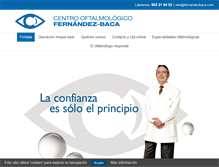 Tablet Screenshot of fernandezbaca.com